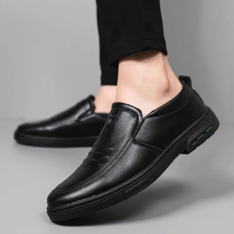 Лоферы мужские модные, Black SPKFHD — фото 4