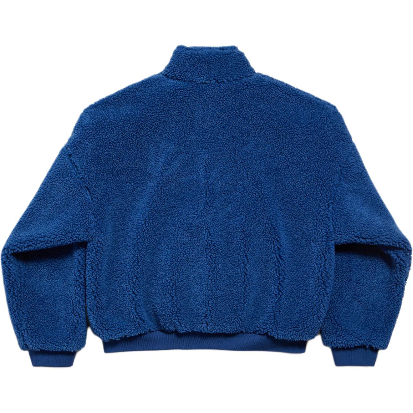 Пальто FW25 с бархатистой текстурой, стандартный крой, мужское Balenciaga, светлый sea синий — фото 3