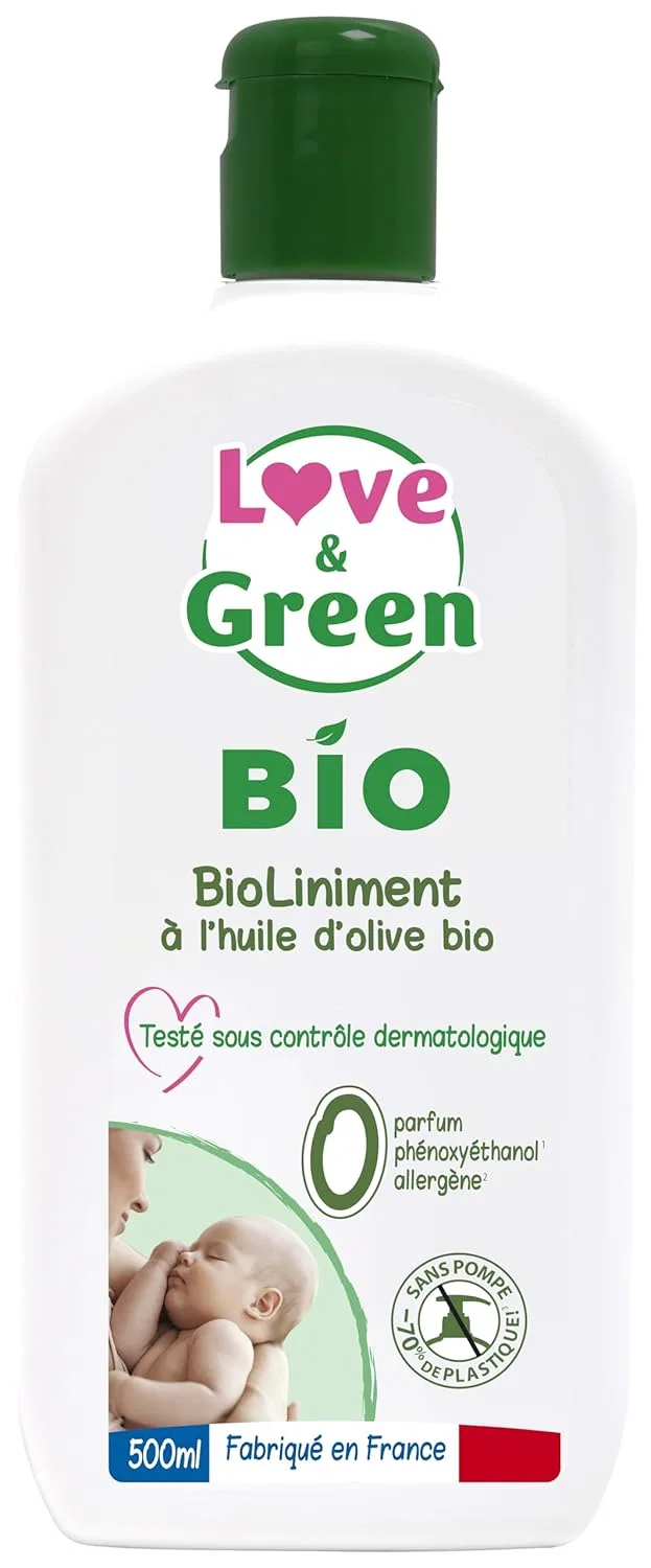Органический биолинимент Love & Green без отдушек, 500 мл Love & Green, Green