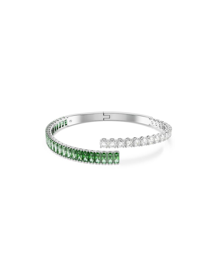 

Браслет с родиевым покрытием Swarovski Matrix Swarovski, Green