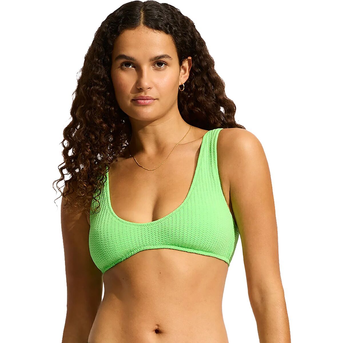 

Многофункциональный удлинённый топ Seafolly, зеленый