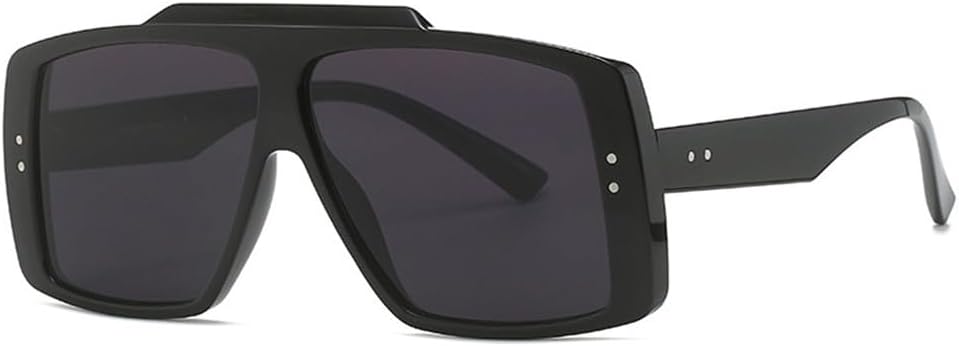 

Винтажные солнцезащитные очки в крупной оправе для женщин и мужчин, большие градиентные солнцезащитные очки в стиле панк, очки с защитой от УФ-излучения UV400 HDUBFY, 2