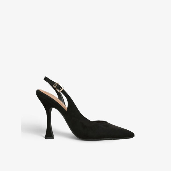 

Босоножки Aria на каблуке из искусственной замши с логотипом Kg Kurt Geiger, черный