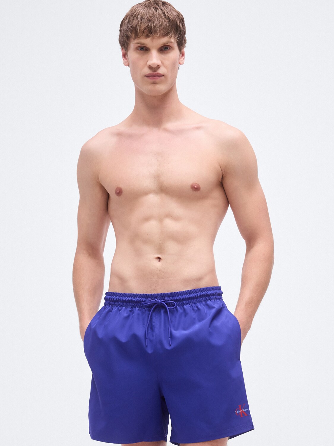 Calvin Klein Swimwear Традиционные брюки в фиолетовом цвете — фото 4