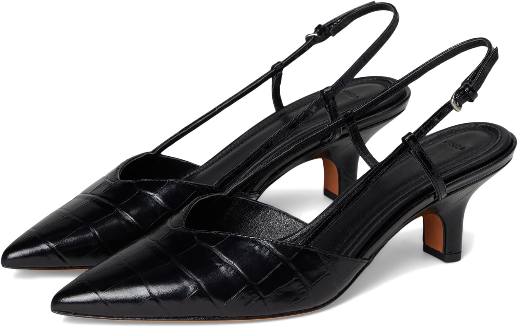 Туфли Vince Women's Levvy Slingback Shoes, Black 2
