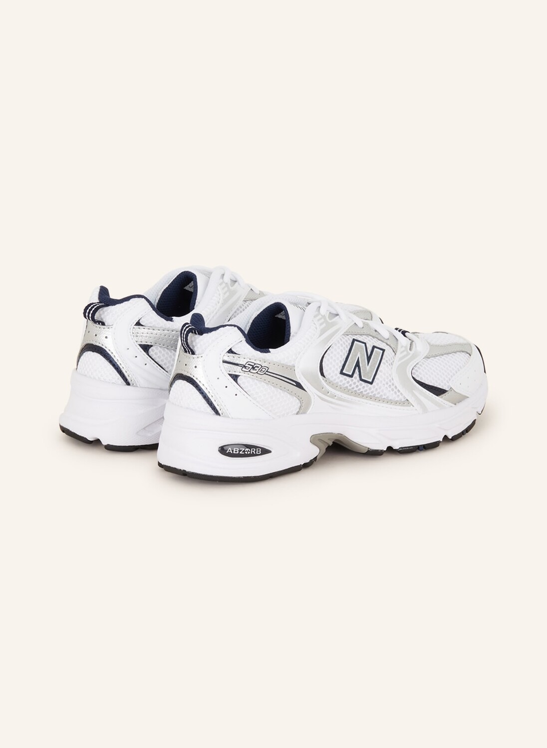 Кроссовки new balance 530, белый — фото 2