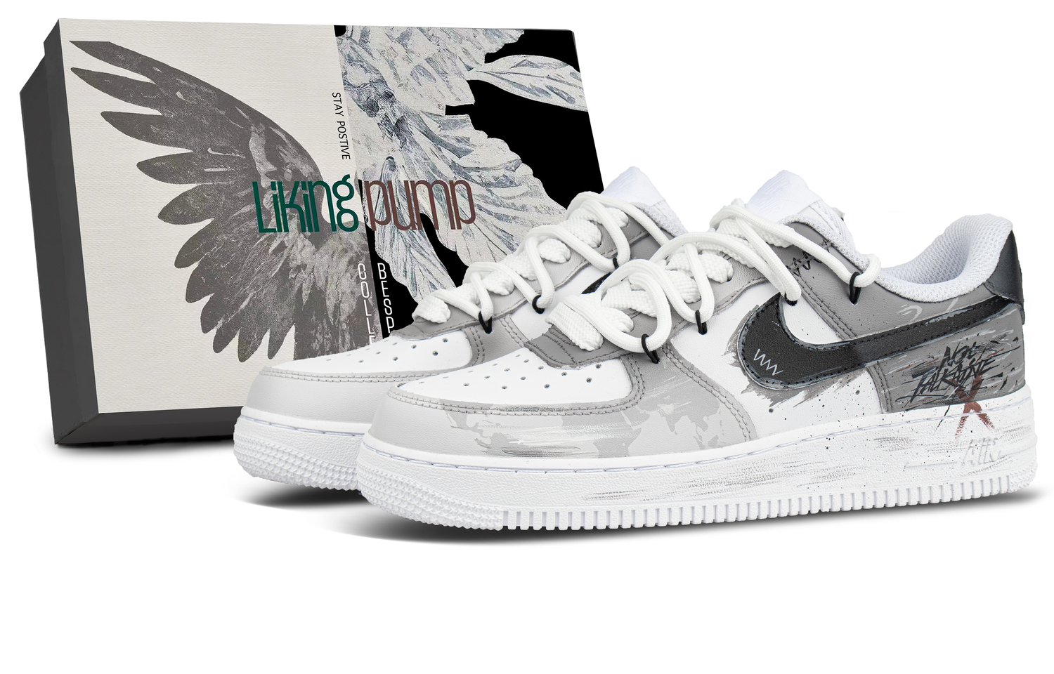 

Air Force 1 Thermal Coverage Low top мужские скейтборд кроссовки Nike, белый