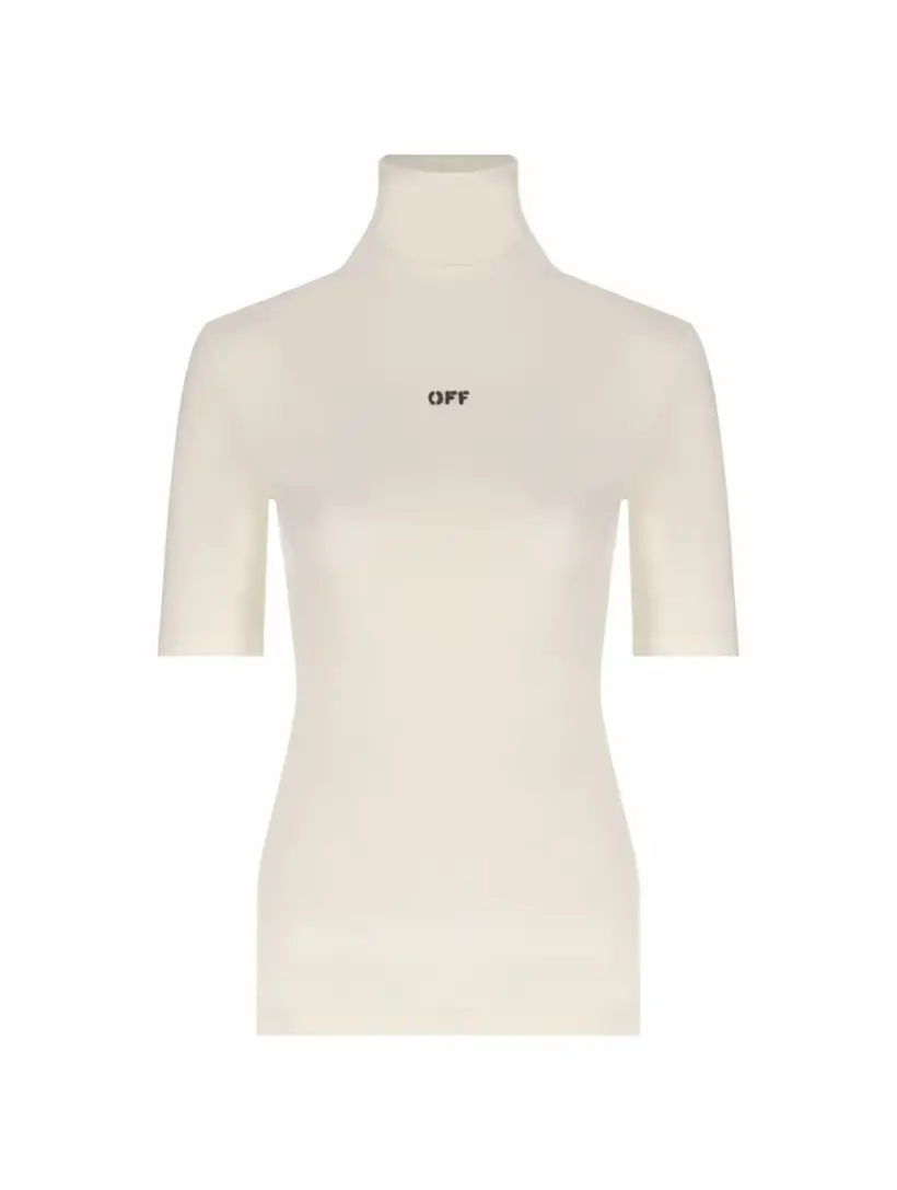 

Водолазка с логотипом Off-White, белый