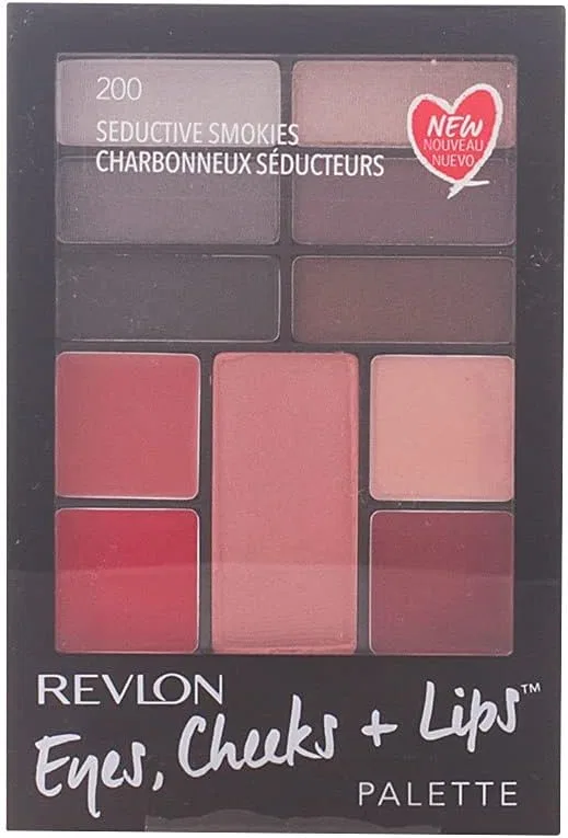 Палетка теней, румян и помады Revlon Seductive Smokies