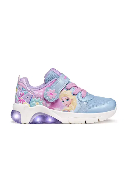Кроссовки детские FADINLIGHT x Disney Princess Geox, синий — фото 3