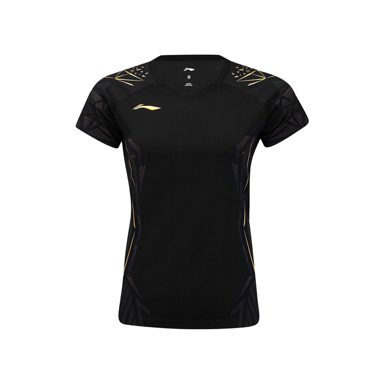 

LINING Футболка Badminton Series женская black, Черный, LINING Футболка Badminton Series женская black