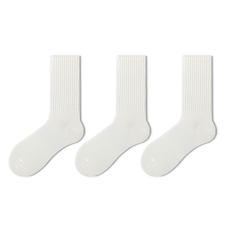 

Мужские носки до середины голени JKN, White+White+White-3 Pack