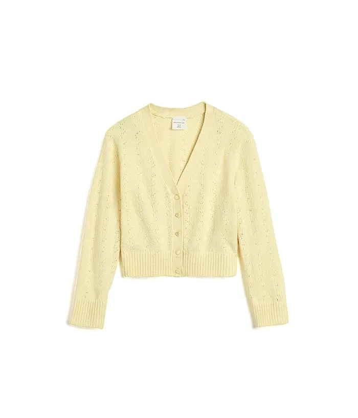 Свитер Pointelle Cardigan abercrombie kids, Anise Flower