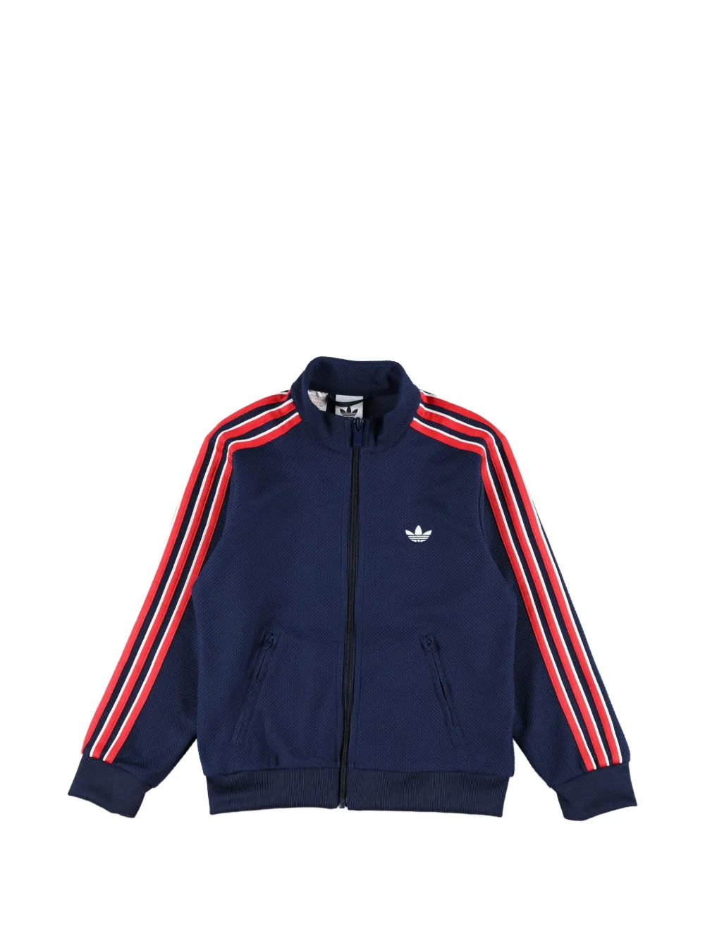 

Свитер с полоской и молнией Adidas Kids, синий