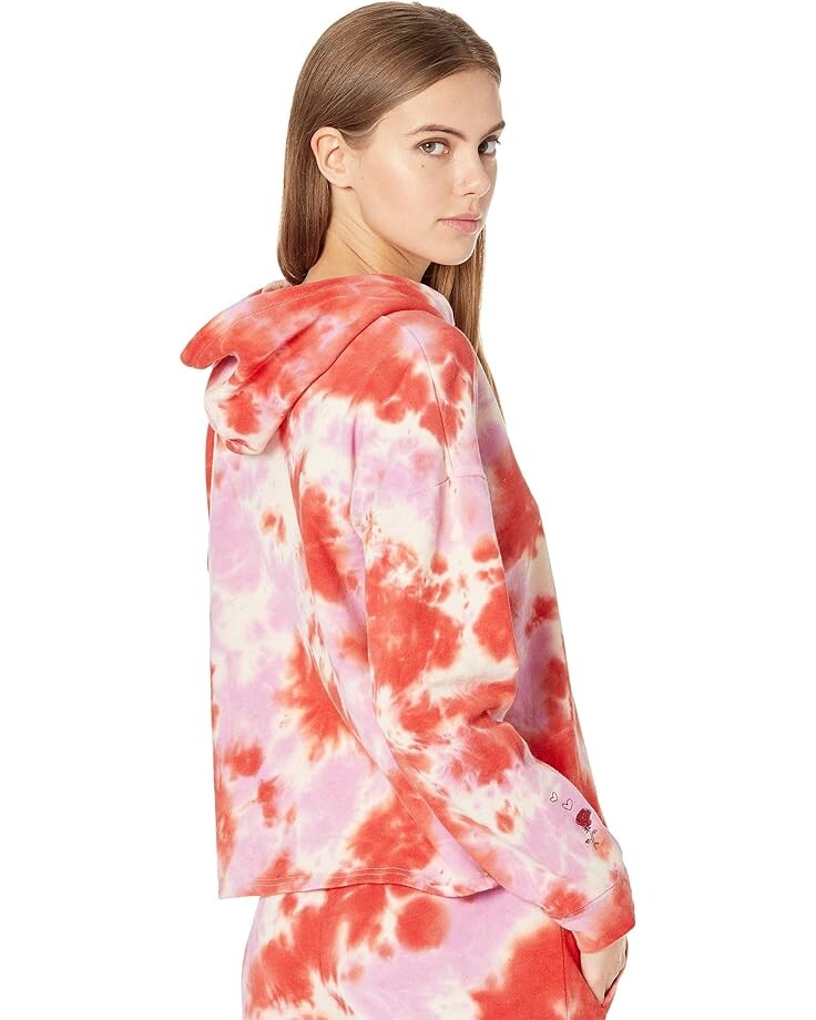 

Худи P.J. Salvage Daydream Doodles Tie Dye Hoodie, цвет Fire