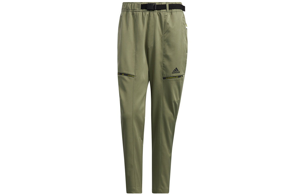 

Adidas Мужские трикотажные спортивные штаны, Оливковое