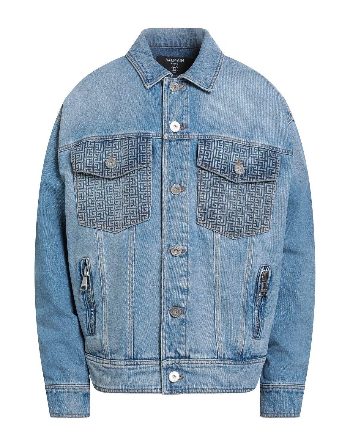 

Джинсовая куртка Balmain, синий