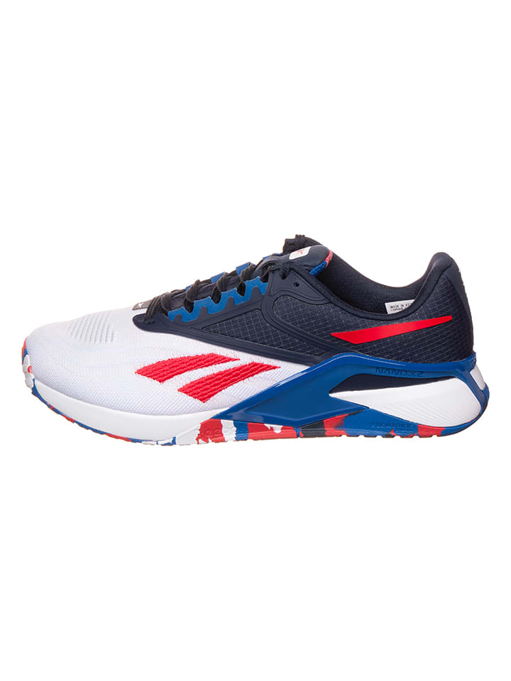 

Кроссовки Nano X2 Reebok, белый/темно-синий