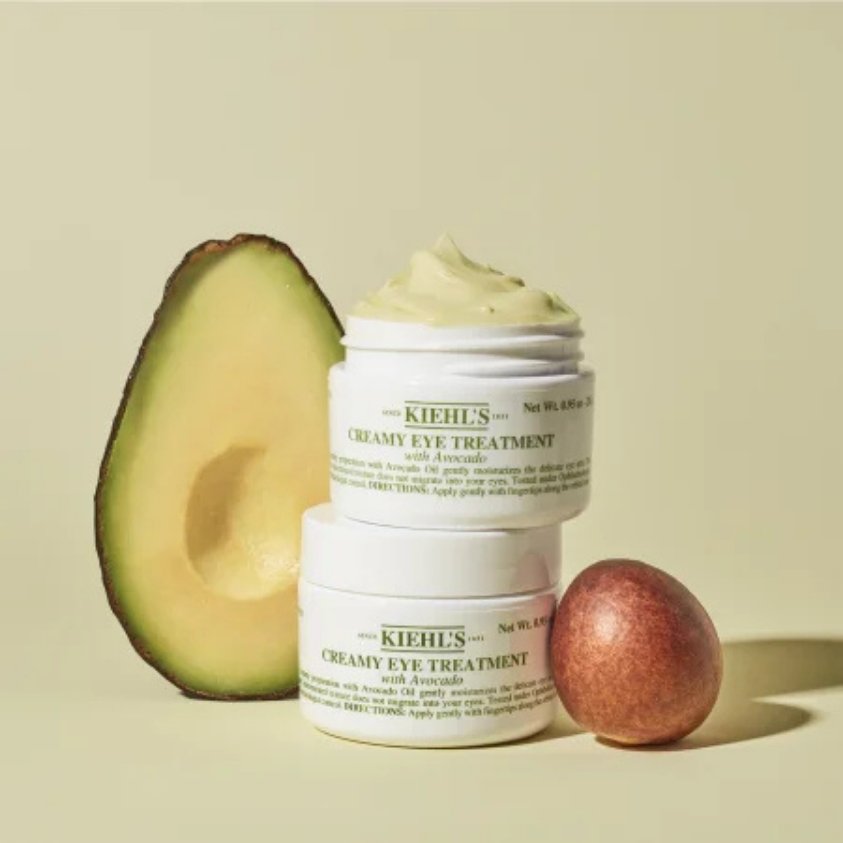 Крем для лица Kiehl's — Creamy Eye Treatment Avocado интенсивно увлажняющий с авокадо Inna marka, 14 мл — фото 2