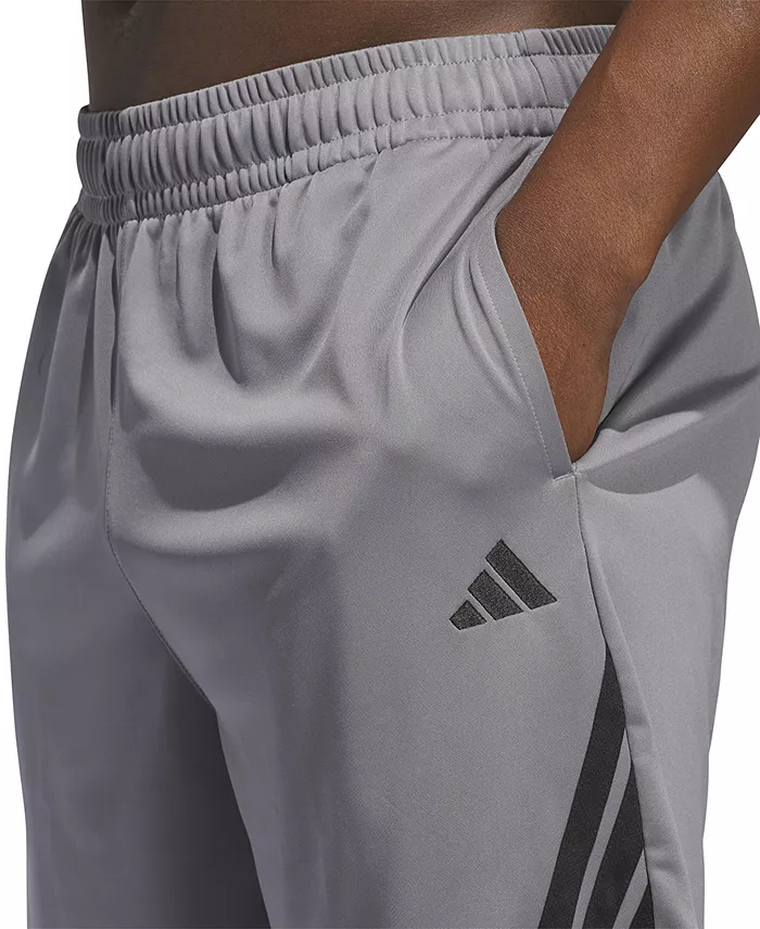 Мужские баскетбольные шорты Legends с тремя полосками 7" Adidas, серый — фото 4