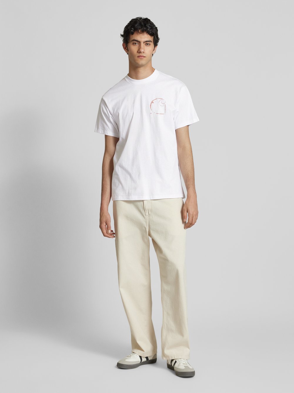 

Футболка с логотипом модель 'JAVA' Carhartt Work In Progress, белый