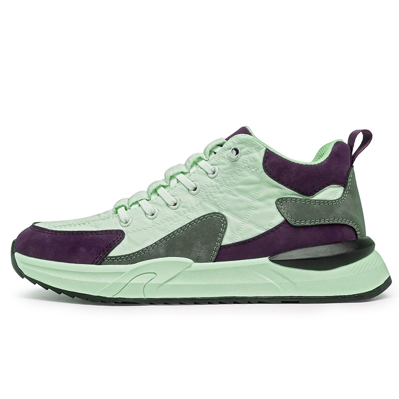 

MUSNODO Кроссовки Cushioning Lightweight Low top Casual Shoes Men's Green Purple