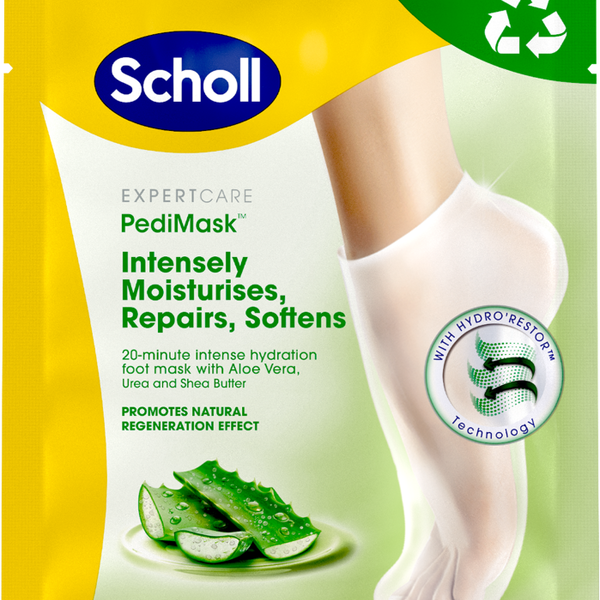 

Питательная маска для ног с алоэ, 1 пара Scholl Pedimask