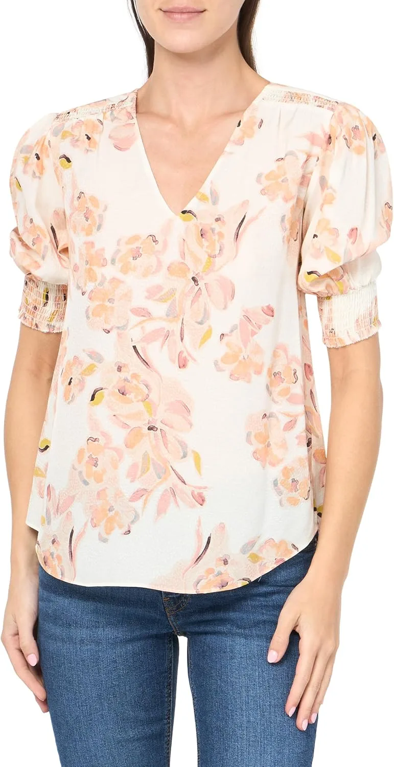 

Karemele топ с коротким рукавом из 100% шелка для повседневной носки Joie Womens