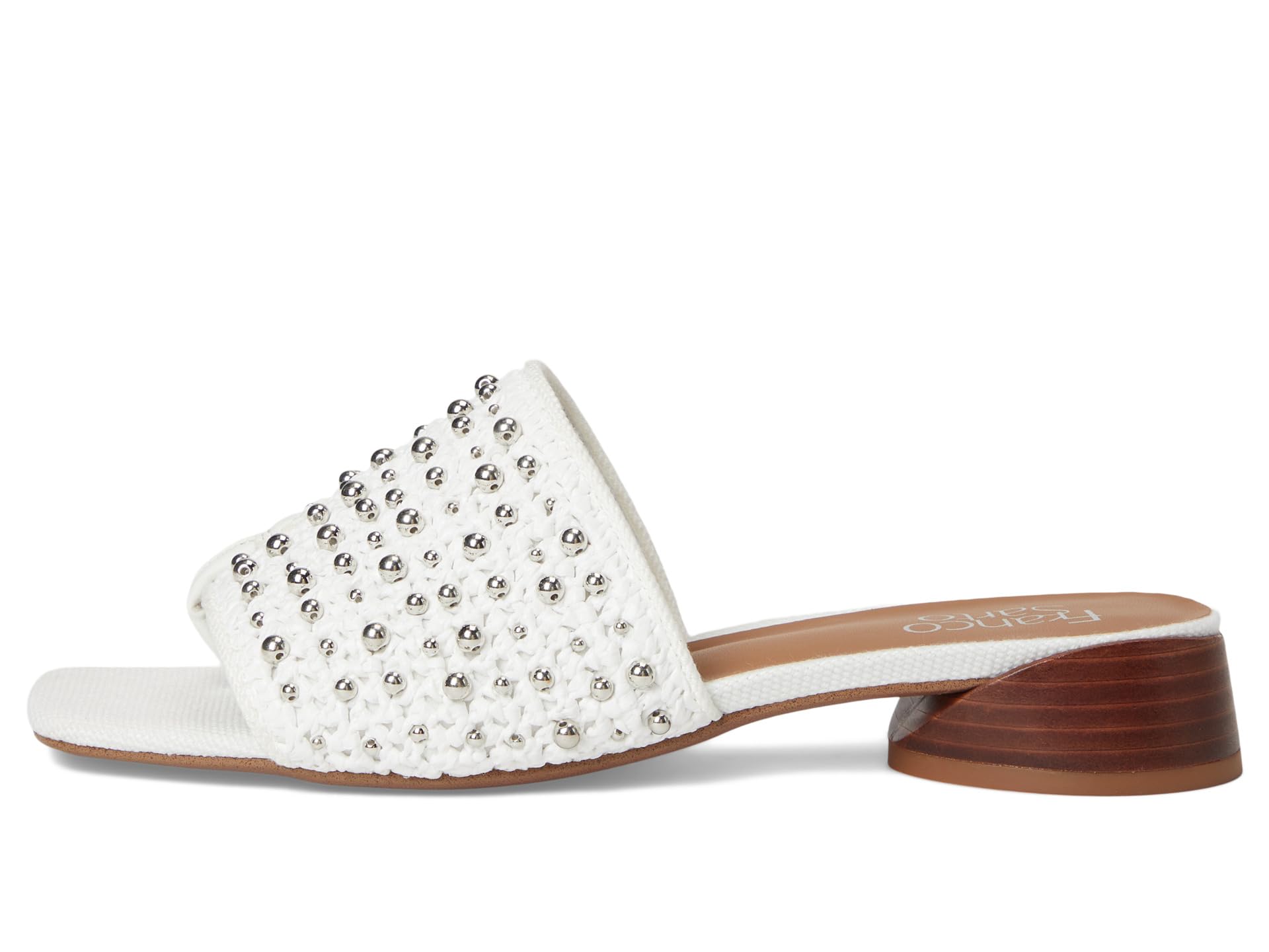 Сандалии Franco Sarto Loran 3, цвет White Stud — фото 4