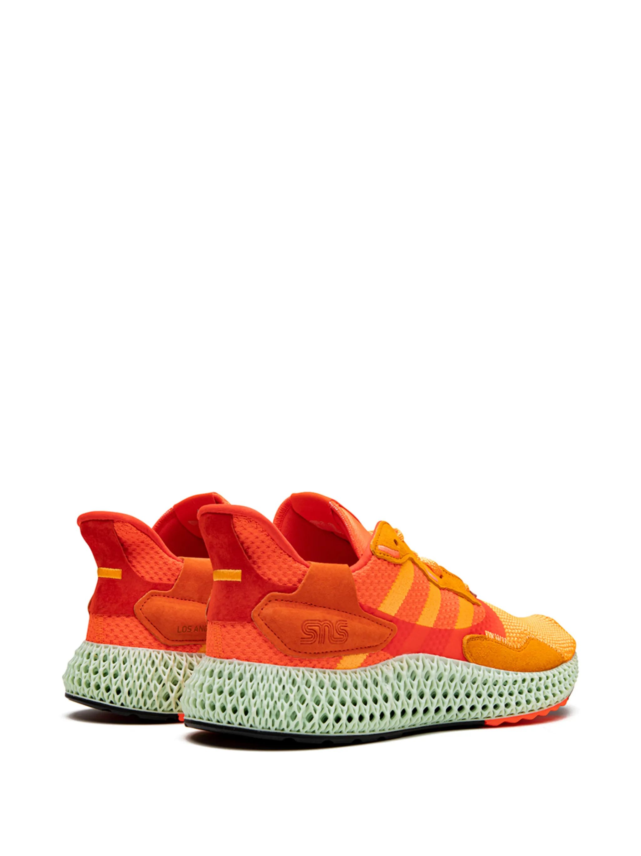 Кроссовки ZX 4000 4D Los Angeles Sunrise Adidas, оранжевый — фото 3