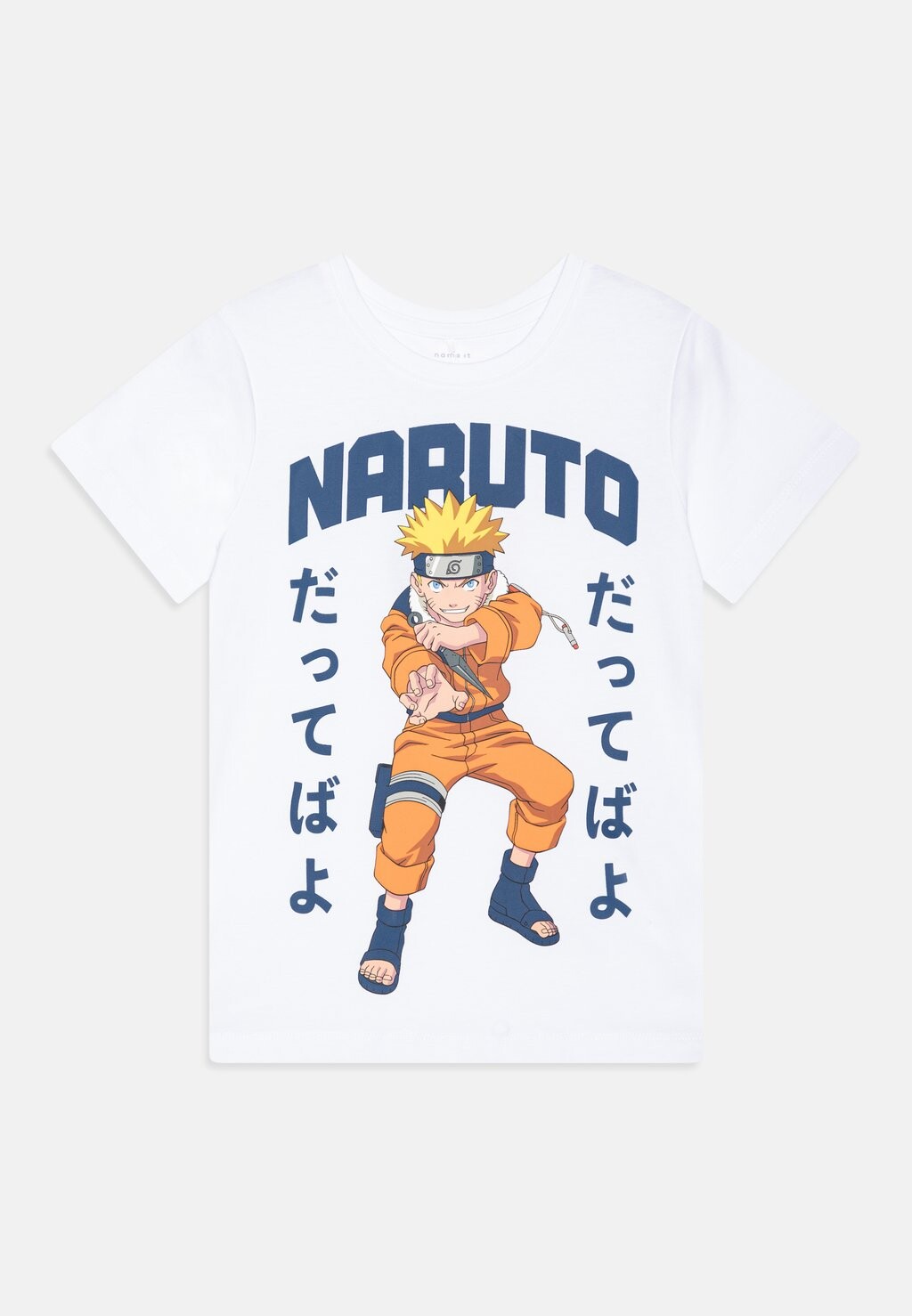 

Футболка с принтом NKMMACAR NARUTO SKY Name it, цвет bright white