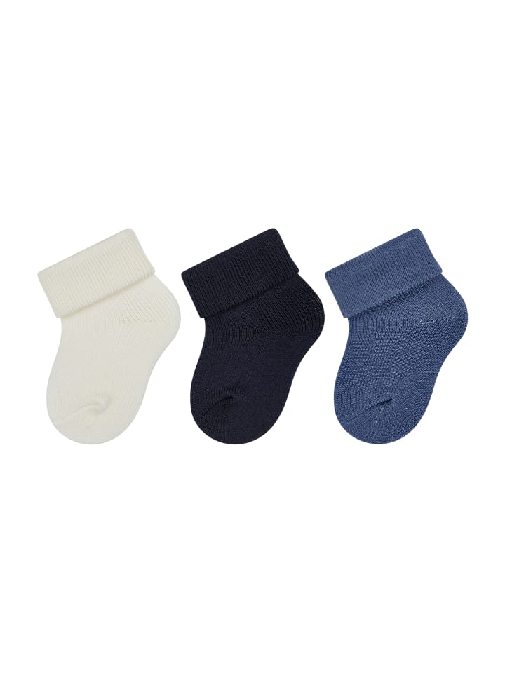 

Sterntaler Детские носки, комплект из 3 штук, шерстяные, серо-меланжевого цвета