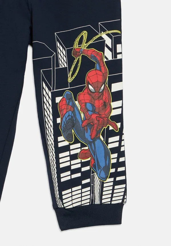 Спортивные штаны Name It, модель Nmmdion spider nreg swe unb mar tracksuit bottoms, цвет темно-синий — фото 3