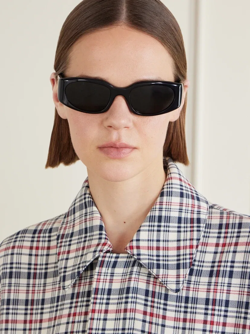 Солнцезащитные очки Journey в круглой оправе из ацетата CELINE EYEWEAR, черный — фото 2