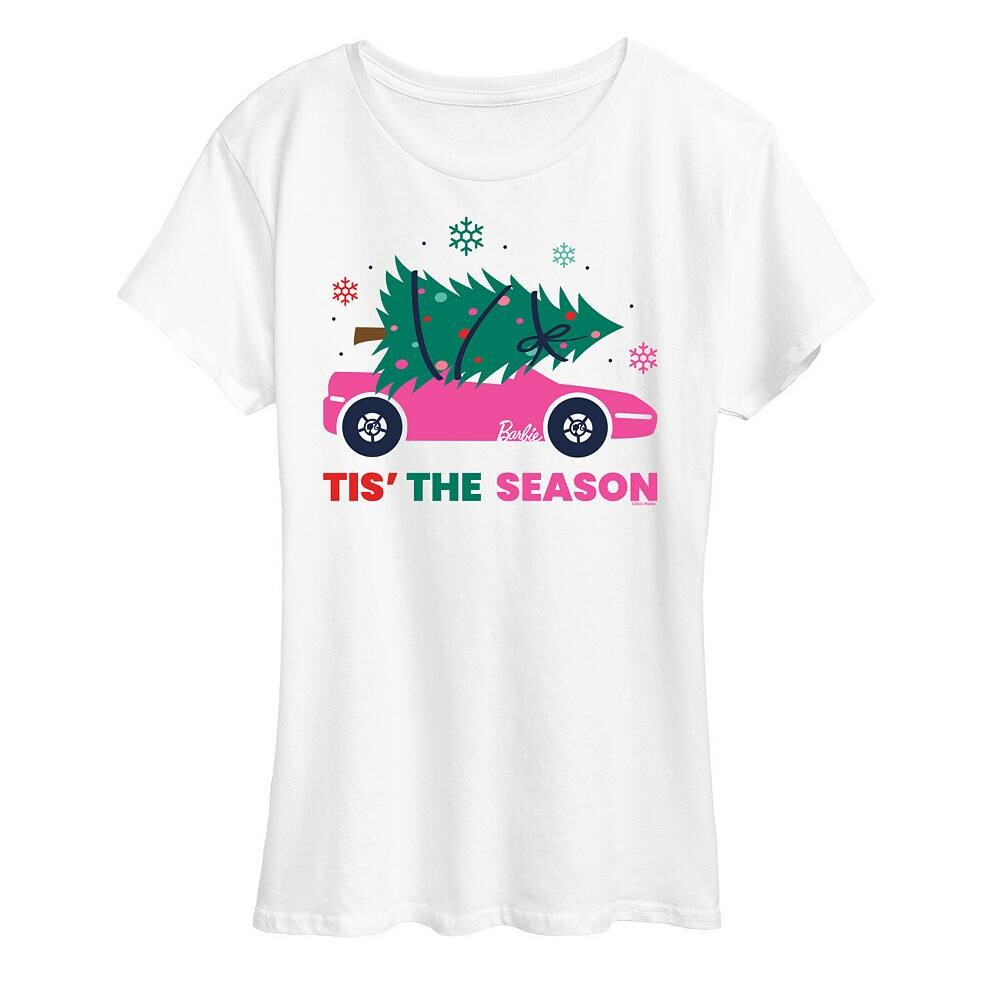 

Женская футболка Barbie 'Tis The Season с рисунком, белый