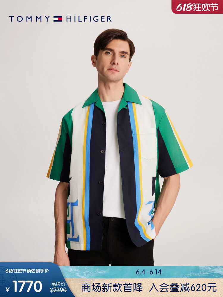 

Рубашка мужская Tommy Hilfiger Collection24 из чистого хлопка