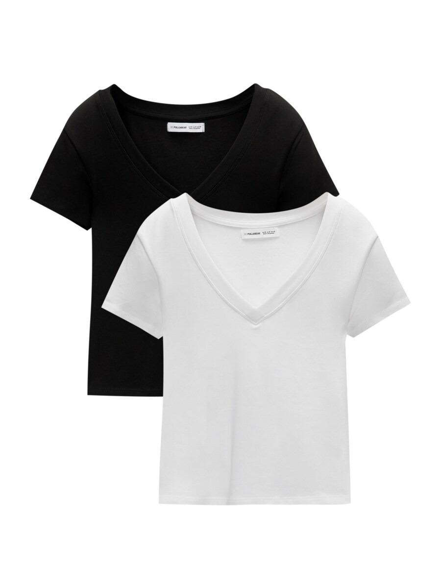 

Футболка Pull&Bear Pull&Bear , Black/White