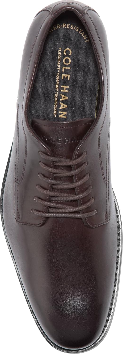 Мужские туфли Cole Haan Grand Harmon с простым носком, черный/шоколадный — фото 3