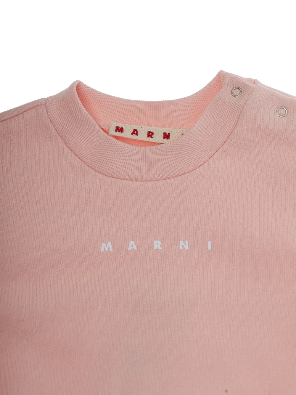 Спортивный костюм с логотипом Marni Kids, розовый — фото 3