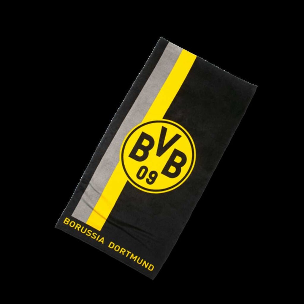 

Полотенце BVB Borussia Dortmund Football Bundesliga 50 x 100 см с полосатой эмблемой, бежевый