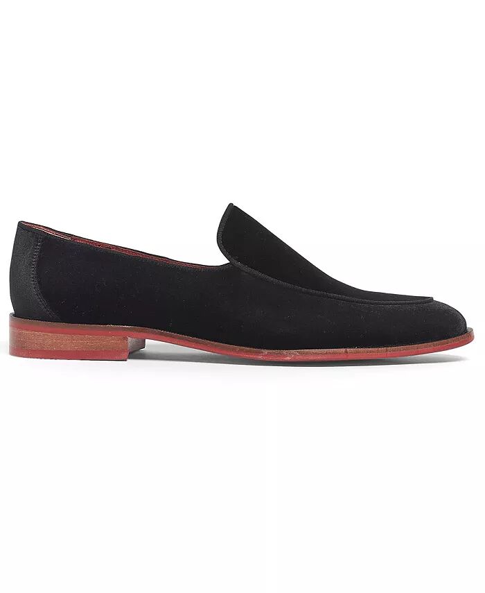Мужские бархатные свадебные мокасины Prince Slip-On Carlos by Carlos Santana, черный — фото 2