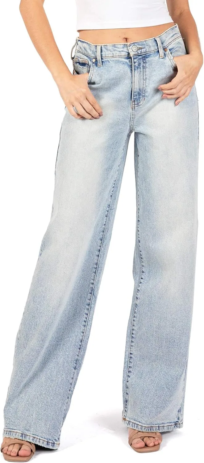 

Celebrity Pink женские брюки-клеш с высокой талией