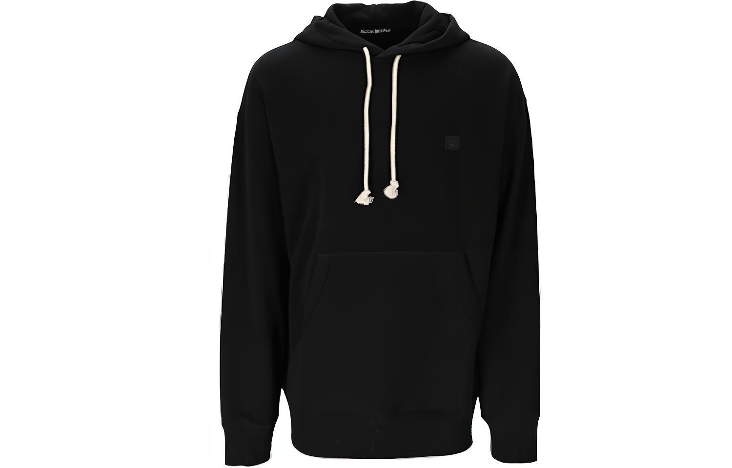 

Толстовка с капюшоном и завязкой на лице Acne Studios, черный