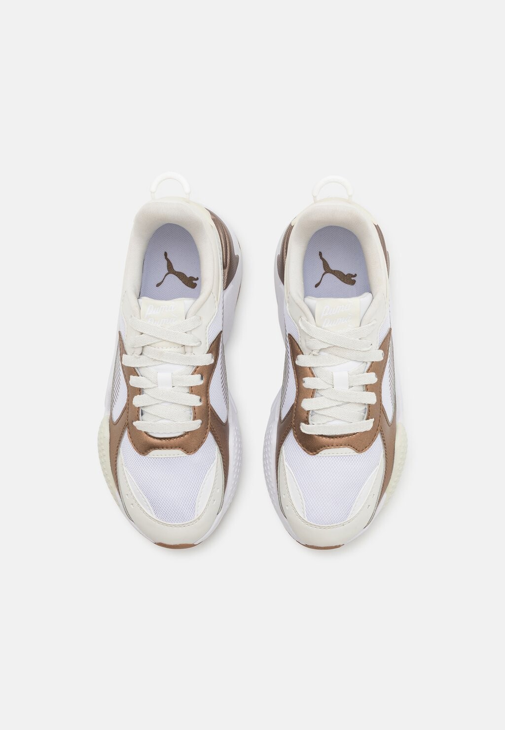

Кроссовки на шнуровке RS-X GLOW-UP Puma, белый