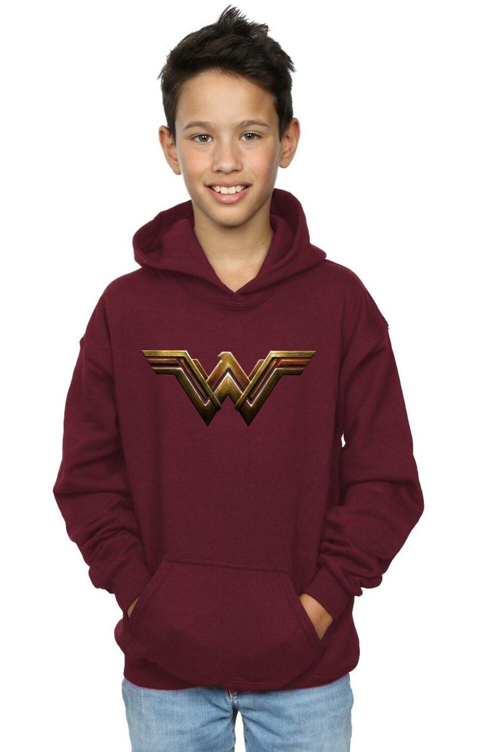 

Толстовка с эмблемой «Лиги справедливости» из фильма «Чудо-женщина» DC Comics, красный, Коричневый, Толстовка с эмблемой «Лиги справедливости» из фильма «Чудо-женщина» DC Comics, красный