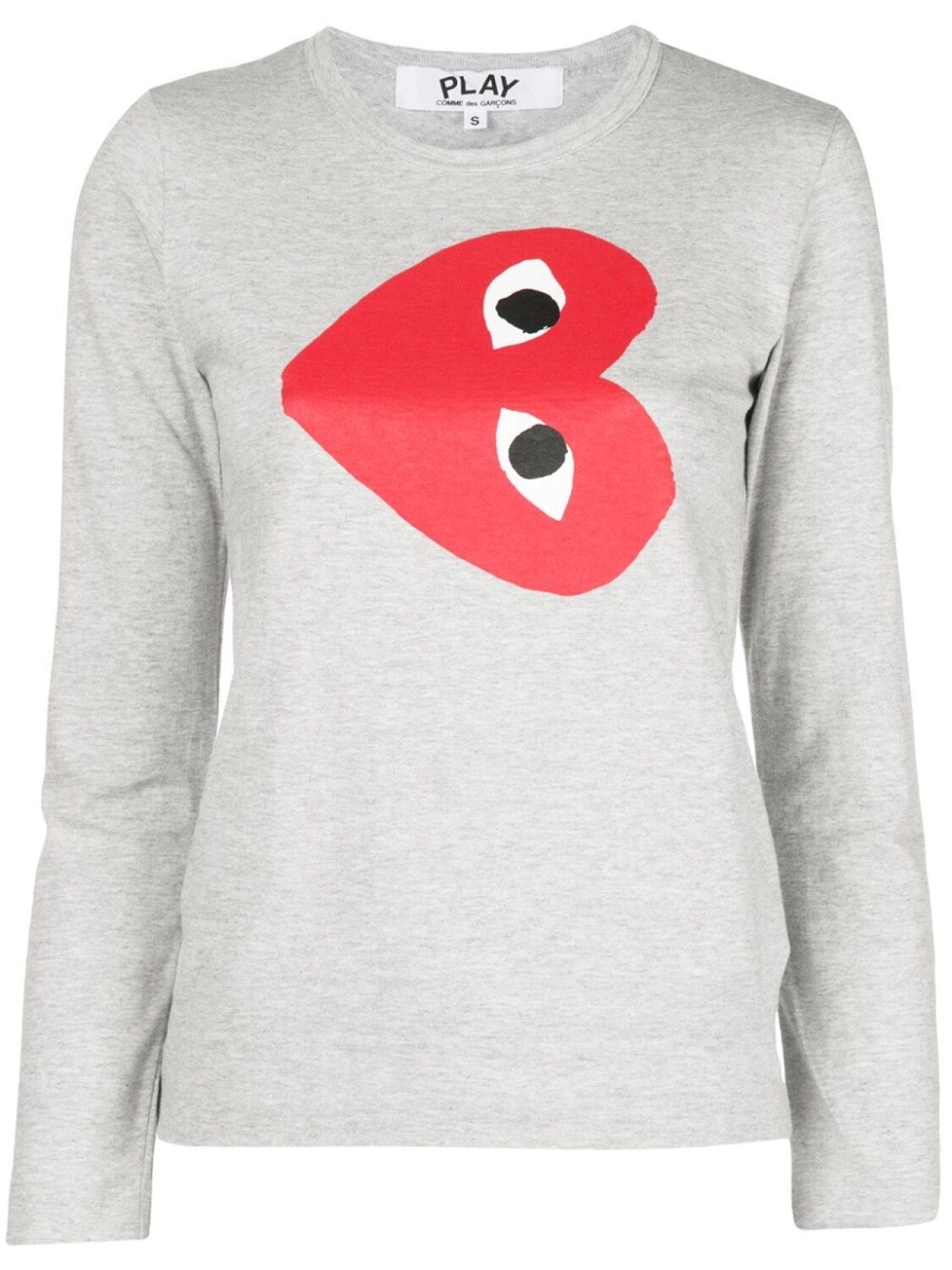 

Футболка с логотипом Comme Des Garçons Play, серый