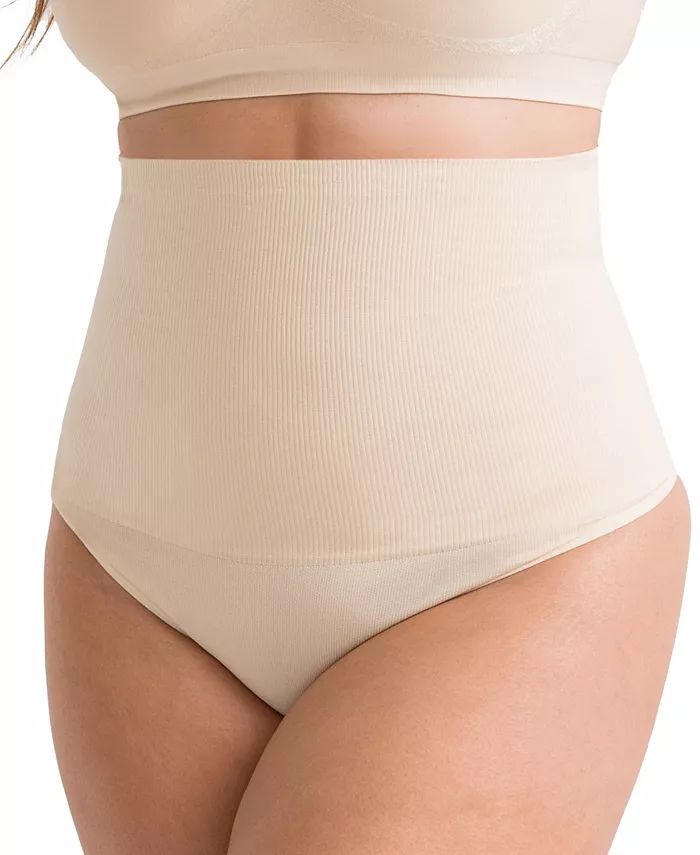 

Женские утягивающие стринги с высокой талией 98099 Shapermint Essentials, коричневый/бежевый
