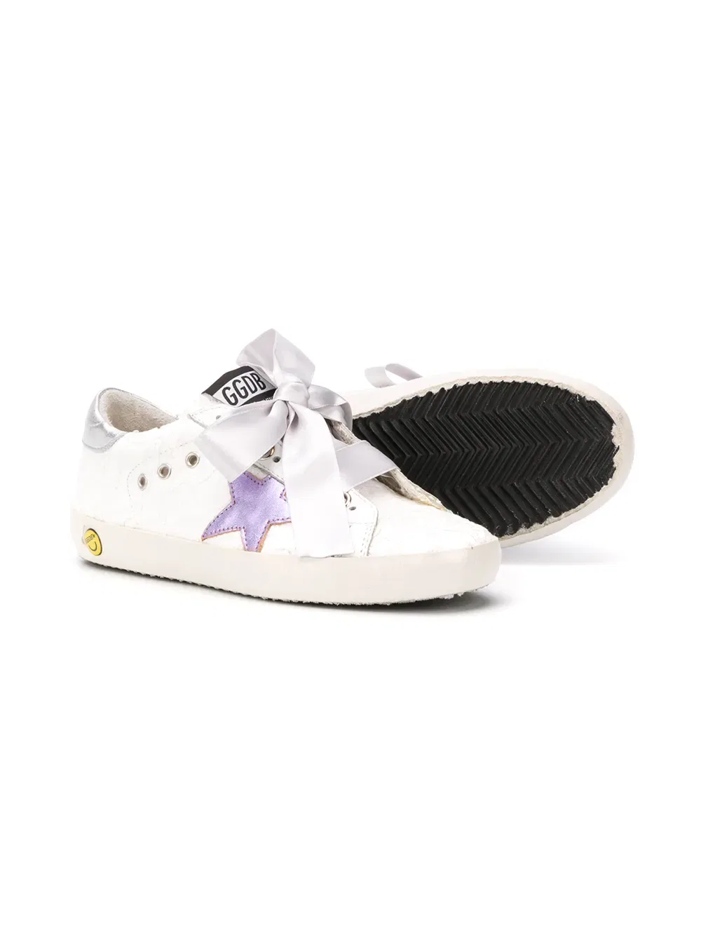 Кроссовки Superstar Golden Goose Kids, белый — фото 2