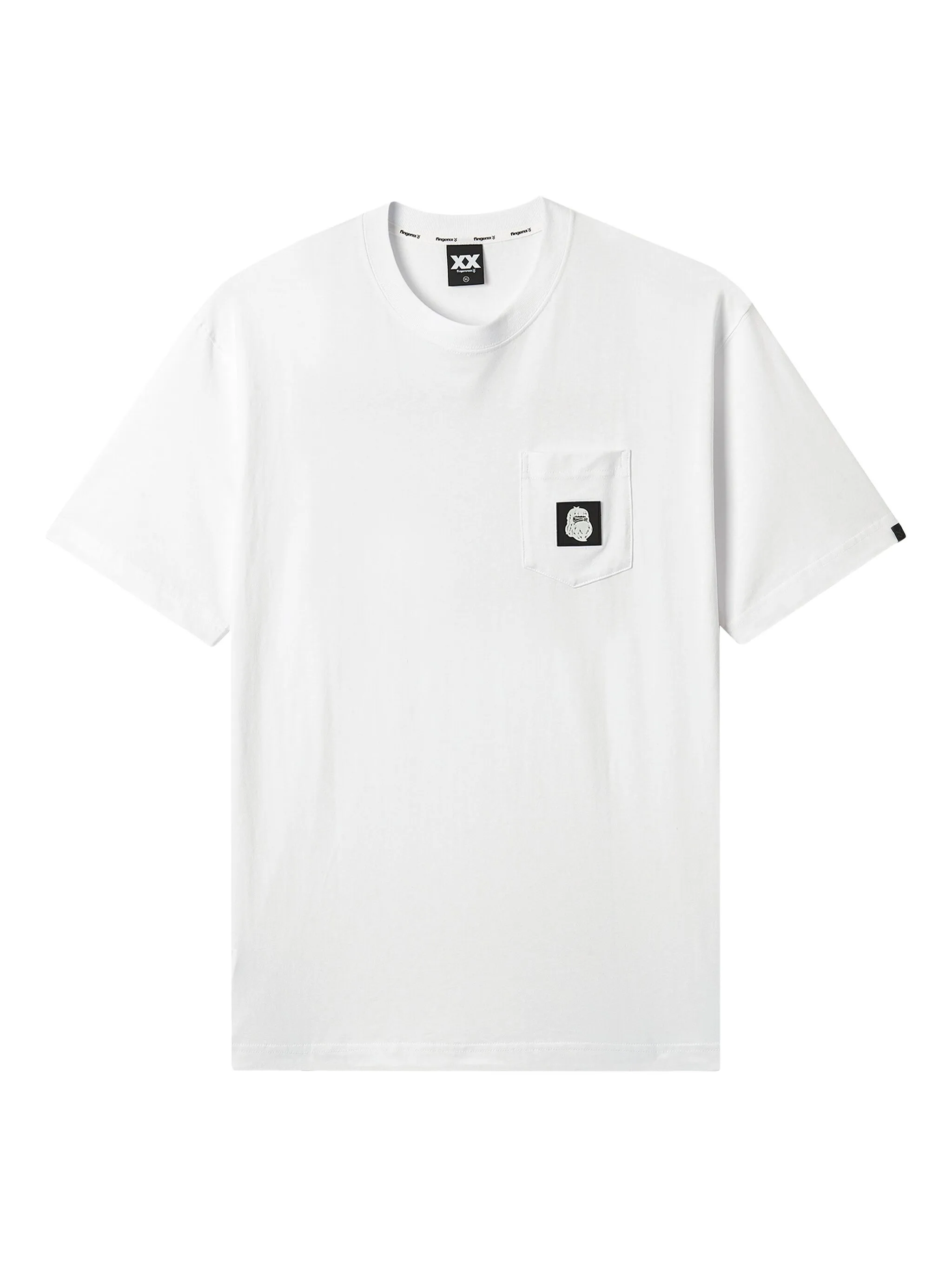 

Футболка с графичным принтом Fingercroxx, белый