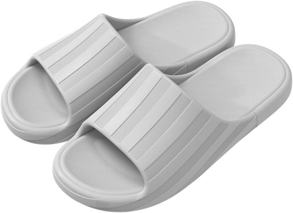 

Домашние тапочки BYDZKJ с нескользящей подошвой, толстой мягкой платформой, шлепанцы для женщин и мужчин, унисекс, для душа и ванной комнаты, для взрослых пар, для дома и улицы (Размер: 44/45 EU, Цвет: Синий)